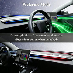 Blind Spot Detection (BSD) Smart Ambient Light for Tesla Model Y/3 (2017–2025+)