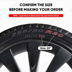 Model Y Rim Protector For 21'' Uberturbine and 20'' Induction Wheel Ultimate Protection Refreshed Wheels(4 Pack)
