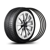 Aluminum Alloy Wheel Rim Protectors for All Tesla Models 3/Y/S/X (4 PCS)