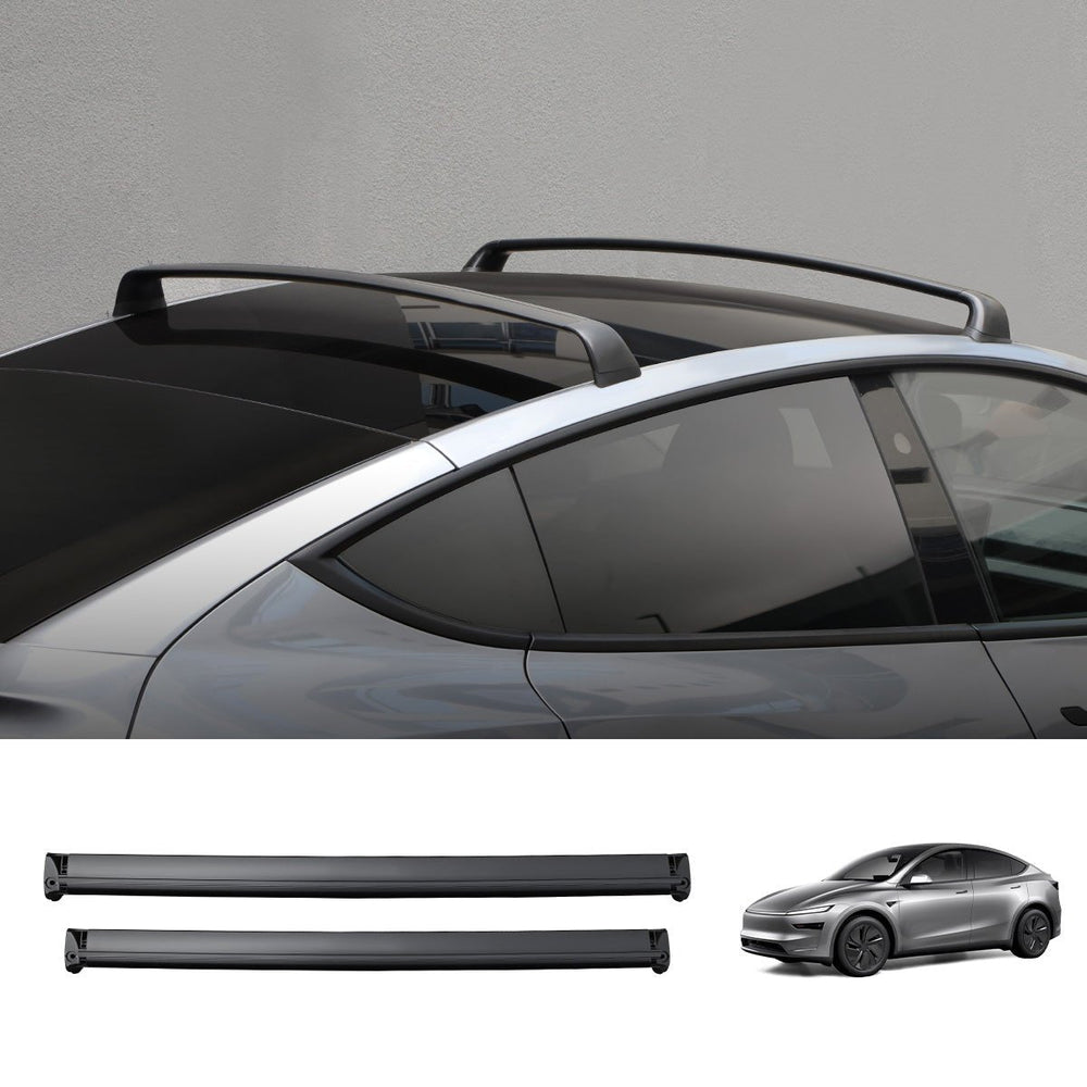 Anti-Theft Aluminum Roof Rack Cargo Cross Bars for Tesla Model Y Juniper 2025+ (Set of 2) - T-Launch