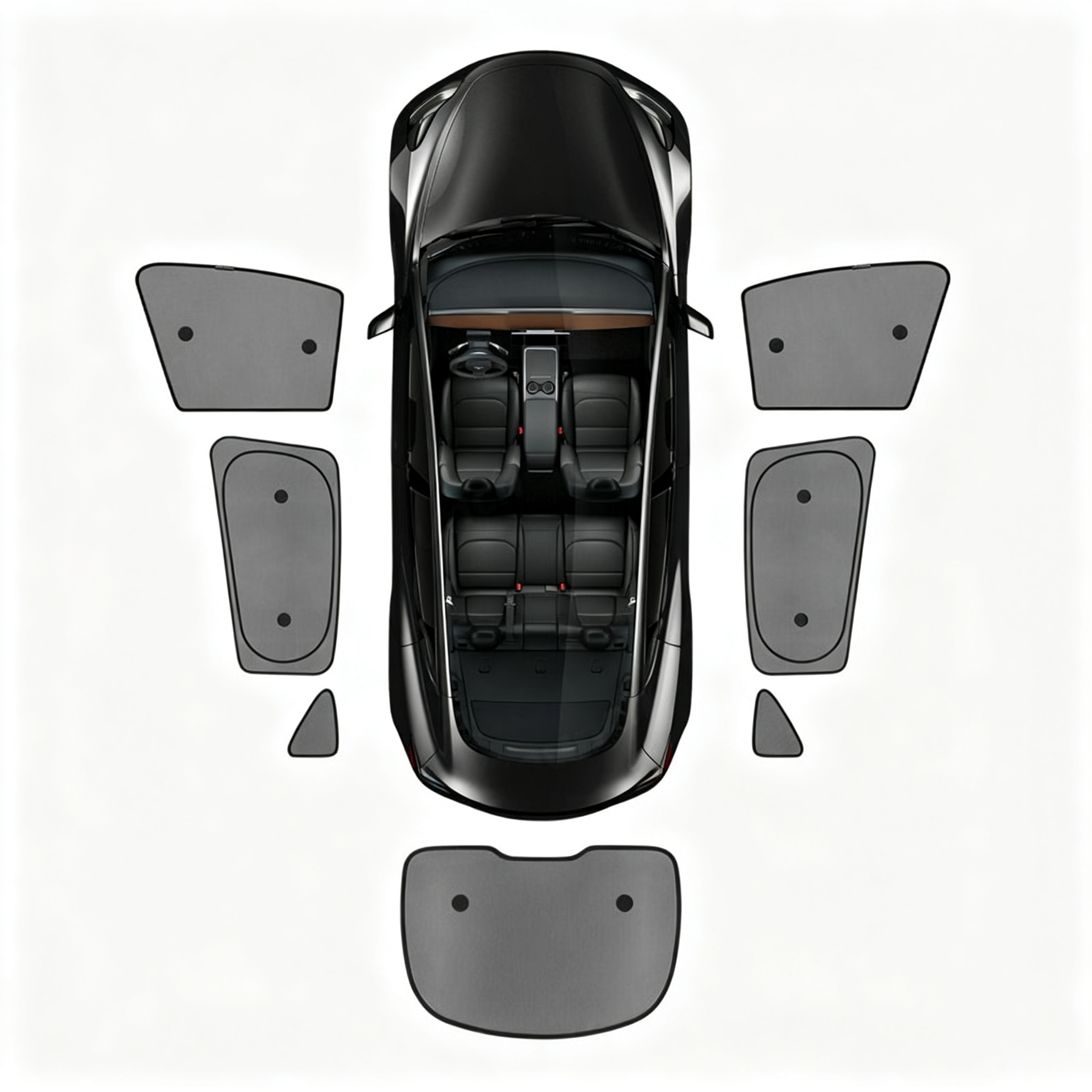 Model 3 Whole Car Sun Visor - Mesh Side Window Sunshade  (2017+)