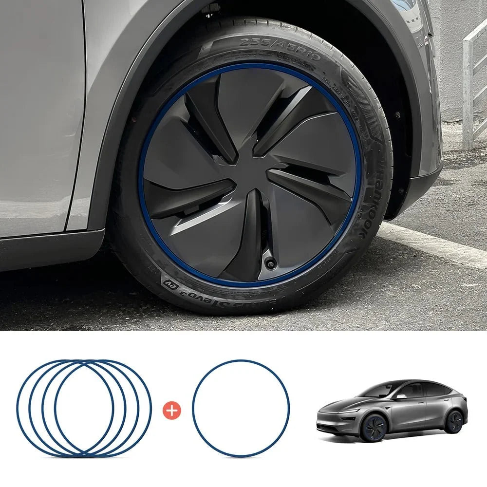 19'' Crossflow Aluminum Alloy Wheel Rim Protectors for Tesla Model Y Juniper 2025+ - T-Launch