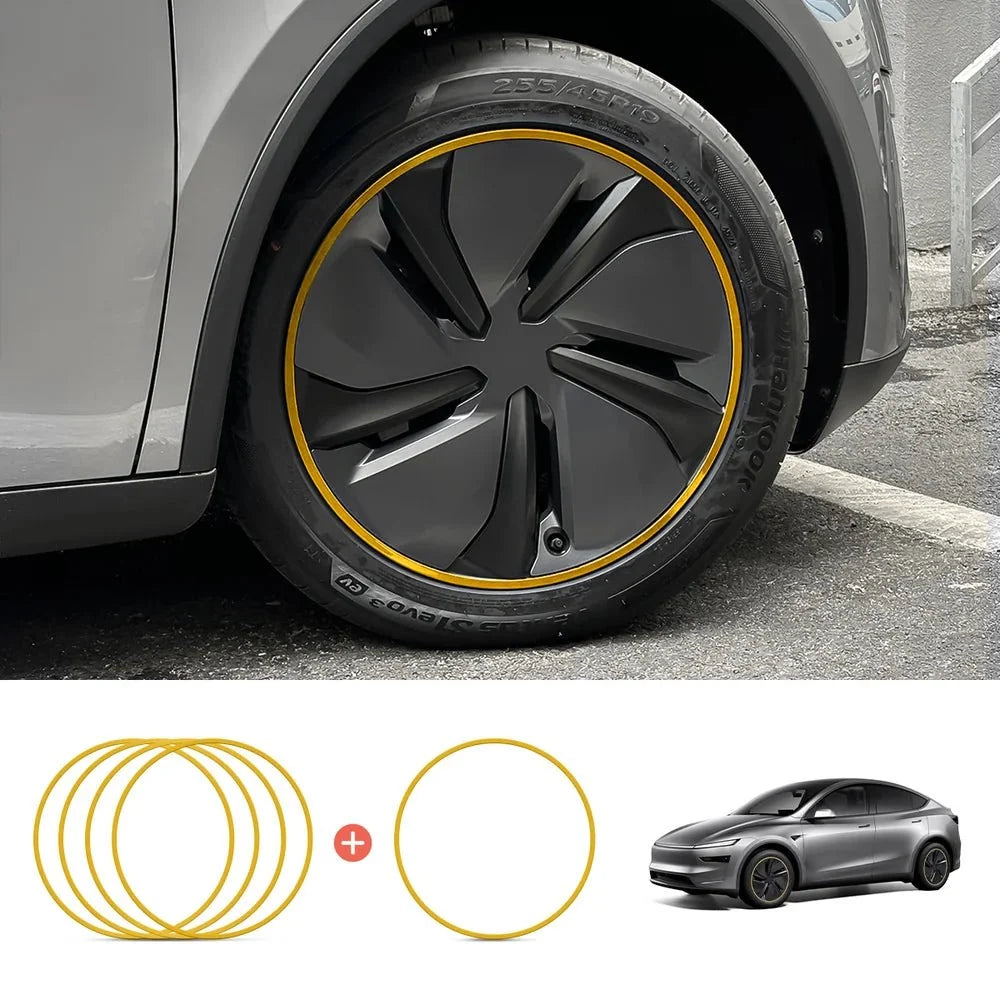19'' Crossflow Aluminum Alloy Wheel Rim Protectors for Tesla Model Y Juniper 2025+ - T-Launch