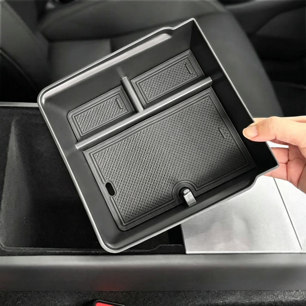 Center Console Organizer and Armrest Box for Tesla Model Y Juniper 2025+