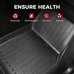All-Weather TPE Floor Mats & Cargo Liners Set for 2026 New Tesla Model Y Standard/RWD/AWD