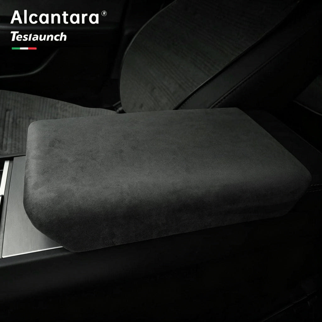 Alcantara Armrest Cover For Tesla Model 3/Y (2017+)