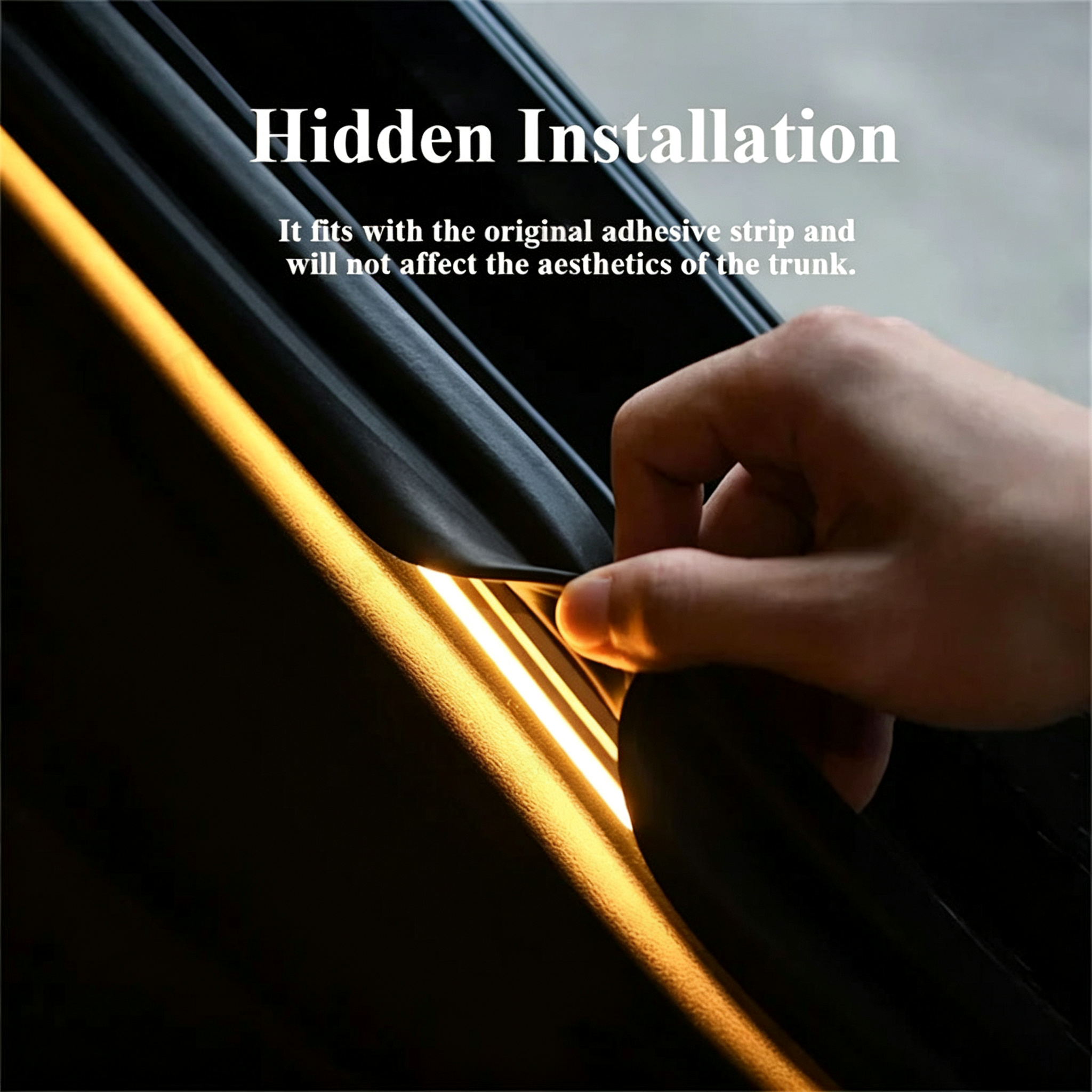 Front & Rear Trunk Ambient Lighting – Soft Glow Upgrade for Tesla Model Y Juniper 2025+