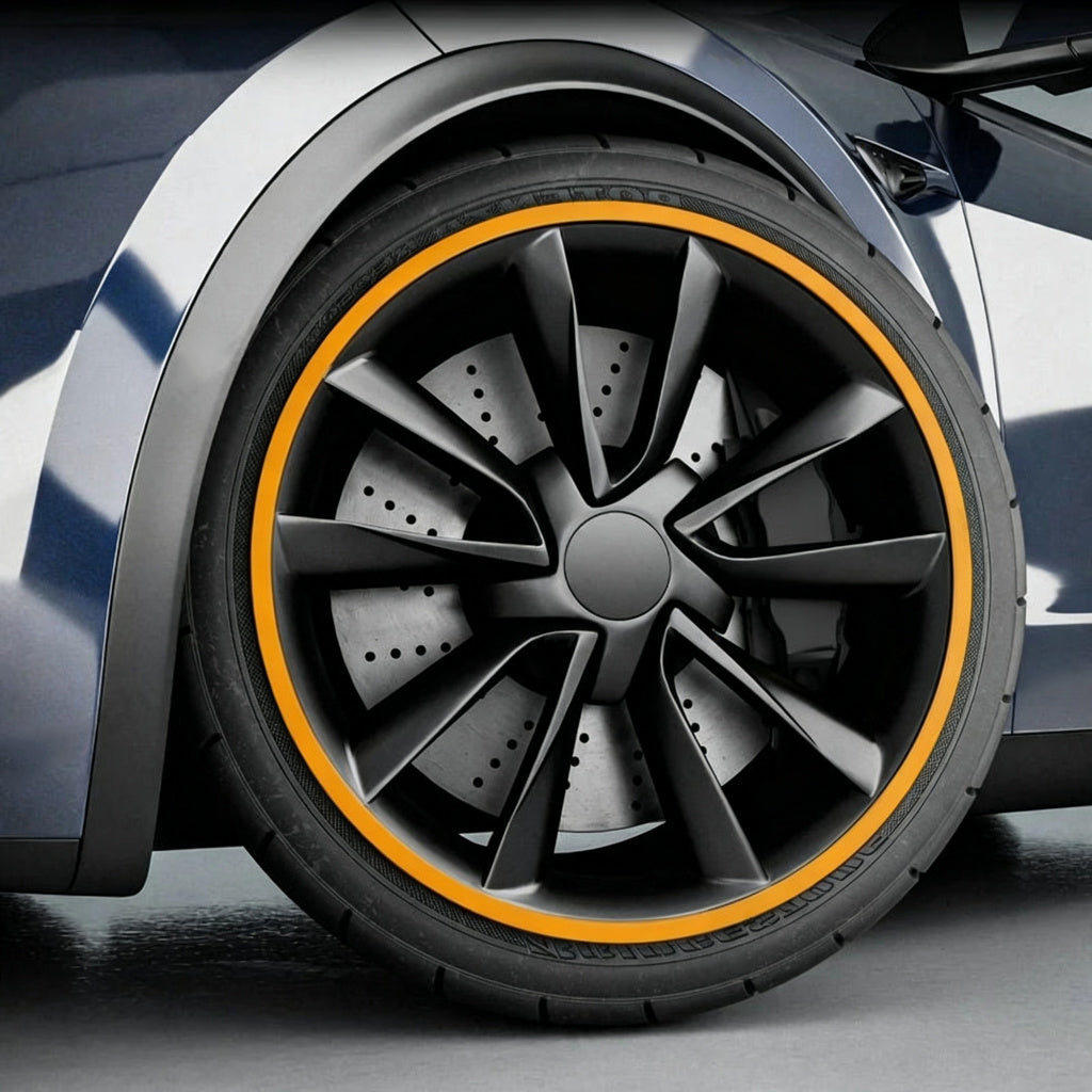 Aluminum Alloy Wheel Rim Protector- Fits All Cars (4pcs）
