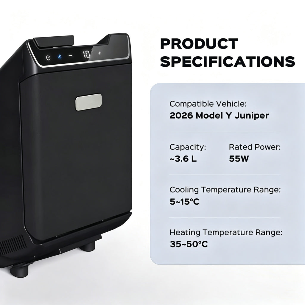 Rear Seat Refrigerator for 2026 Model Y Juniper