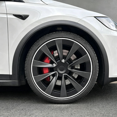 Aluminum Alloy Wheel Rim Protectors (Tesla Body Color Match) – for All Tesla Models