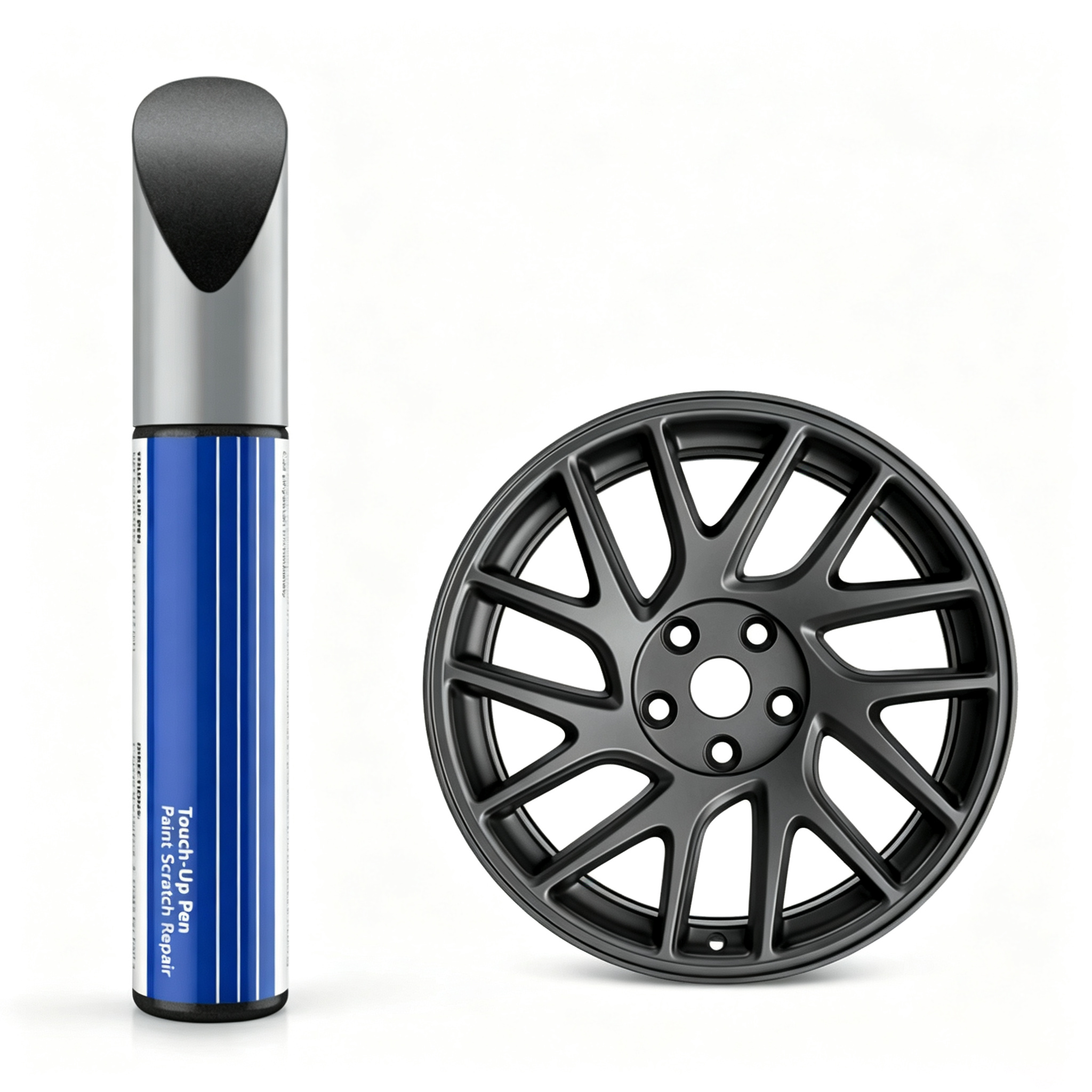 Wheel Rims Touch Up Paint for Tesla 2024+ Model 3 Highland - DIY Curb Rash Repair with Color-matched Touch Up Paint