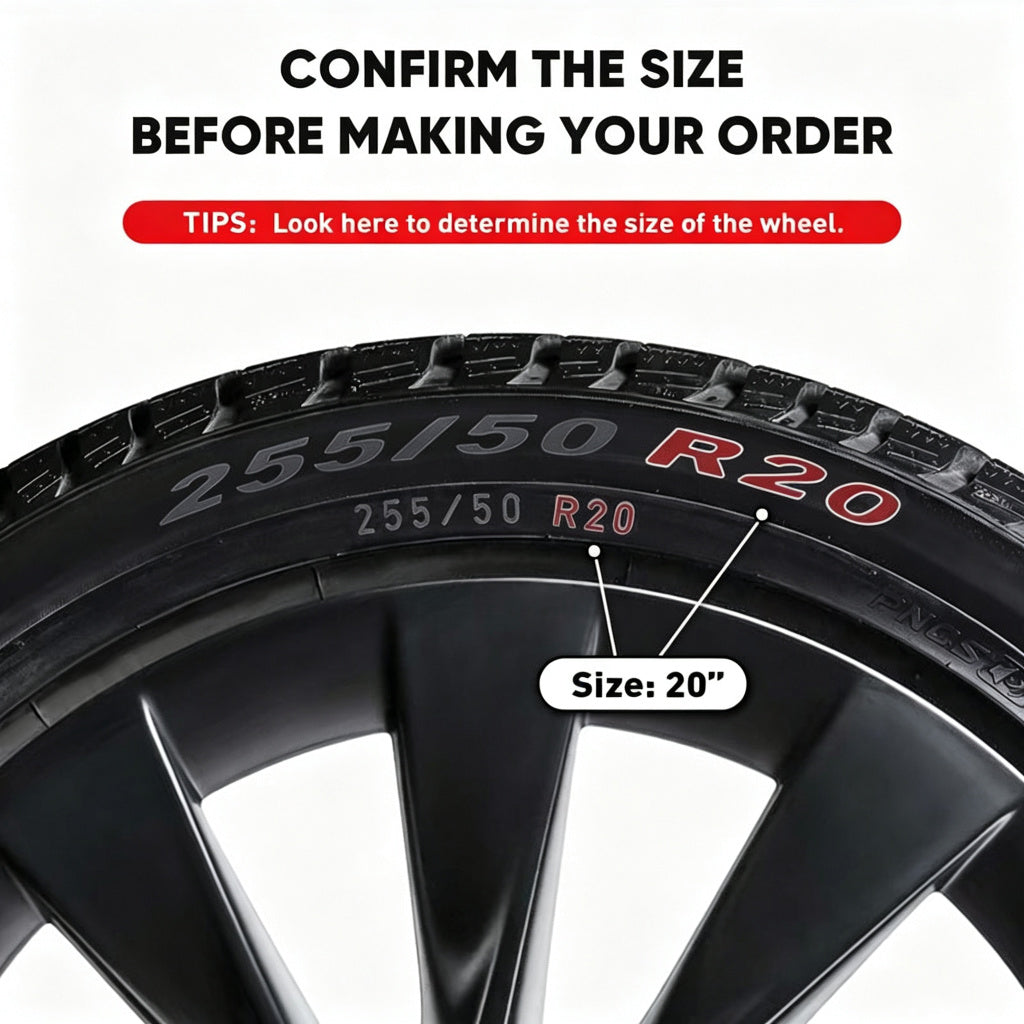 Tesla Model Y Rim Protector for 20" Induction & 21" Uberturbine Wheels