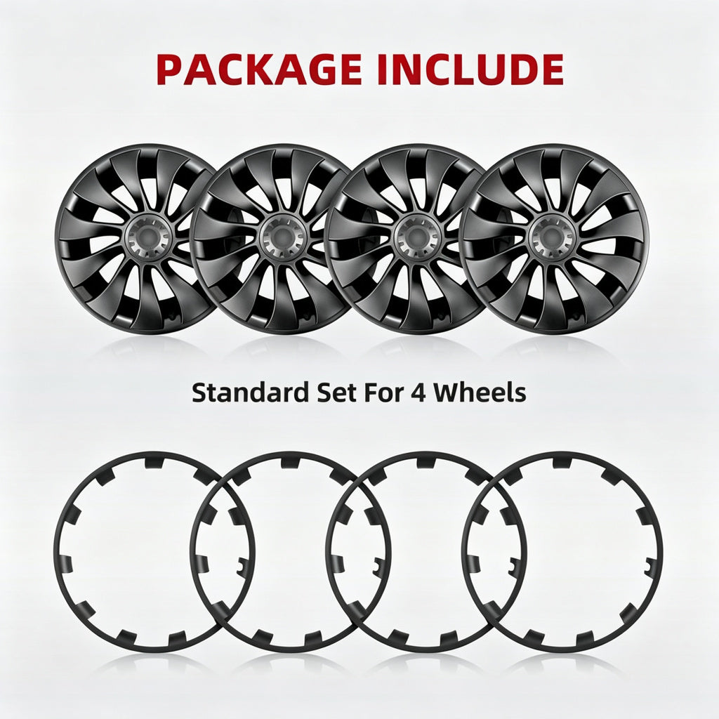 All-in-one Rim Protector for Tesla Model 3 Performance 20-inch Uberturbine Wheel