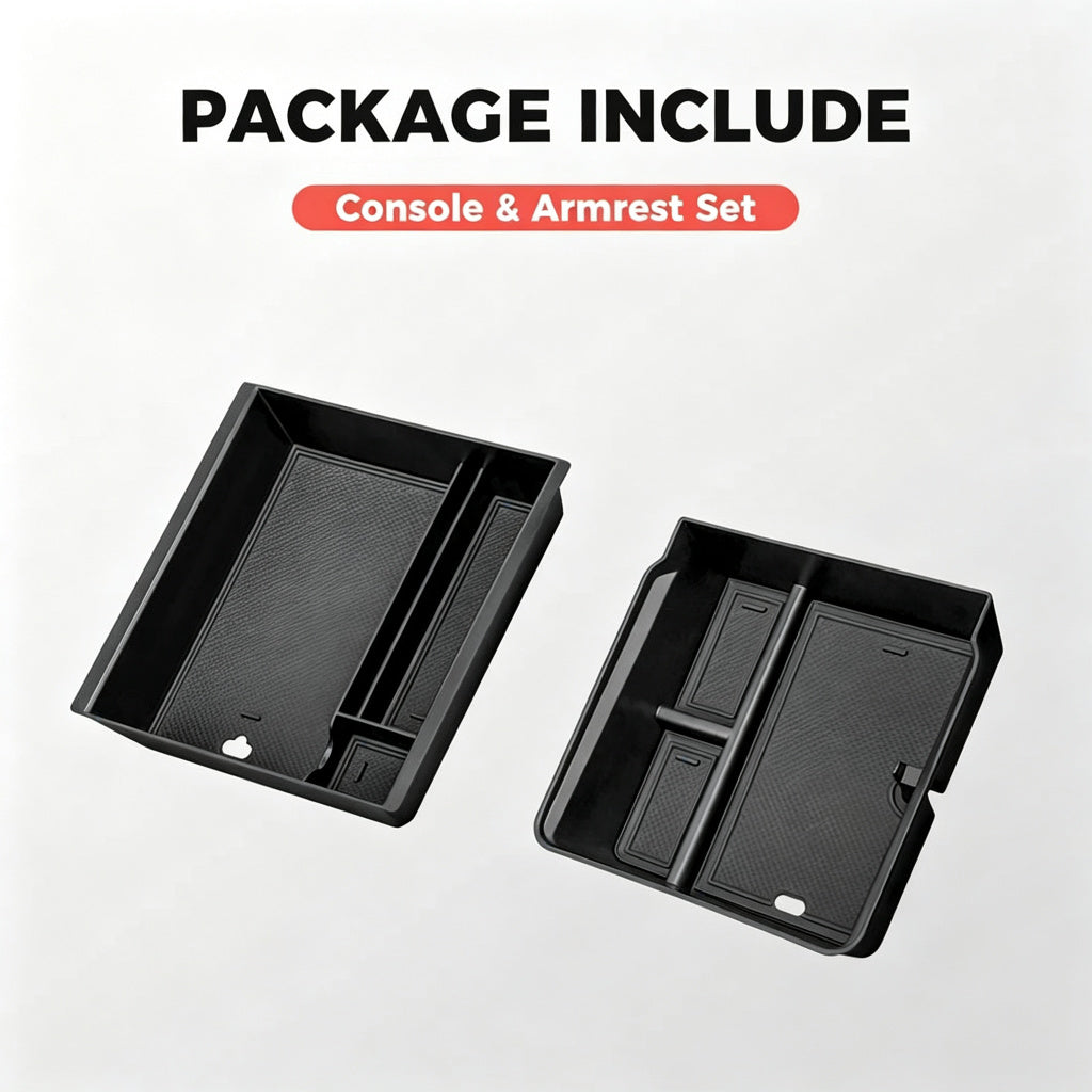 Center Console Organizer and Armrest Box for Tesla Model Y Juniper 2025+