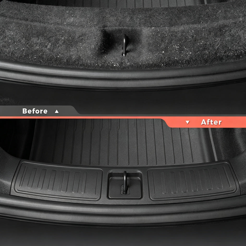 Anti-Scratch TPE Trunk Sill Protector Mat for Tesla Model Y Juniper 2025+