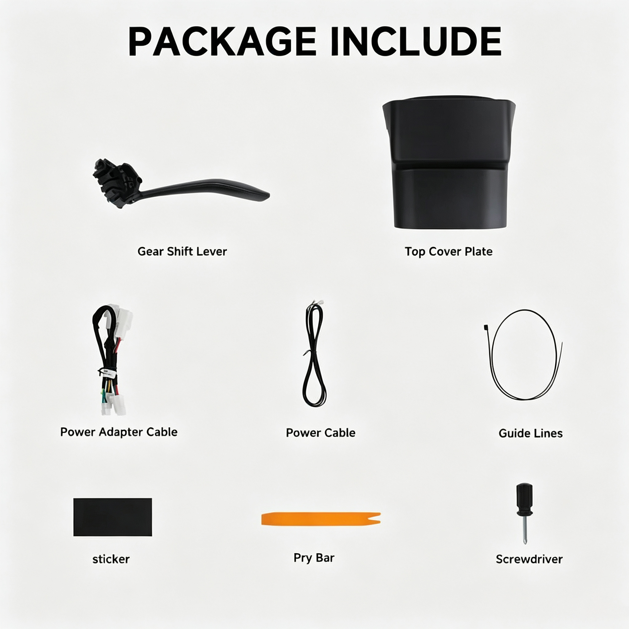 Model Y Juniper 2025+ OEM Style Gear Shift Stalk Kit for Tesla