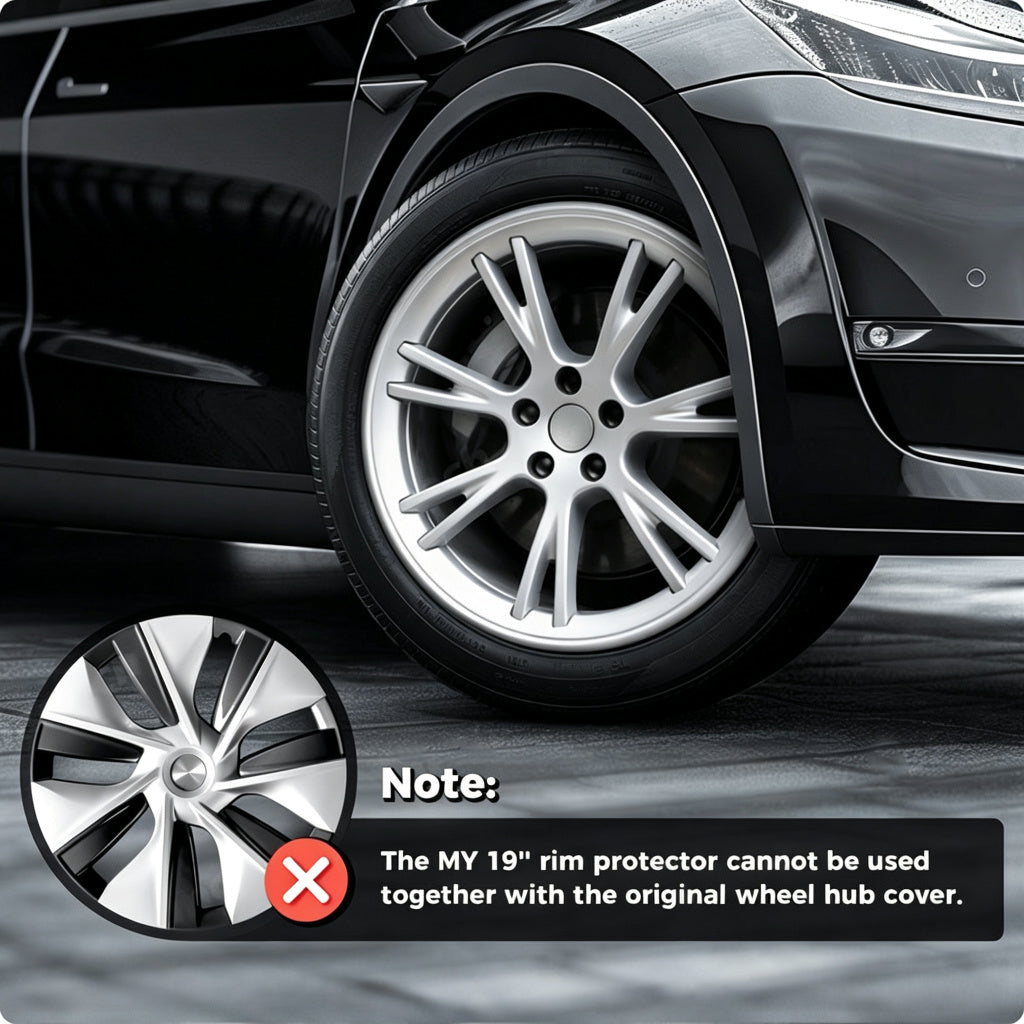 Tesla Model Y Rim Protector for 20" Induction & 21" Uberturbine Wheels