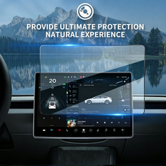 16" Front & Rear 9H Tempered Glass Screen Protector for Tesla Model Y Juniper 2026+