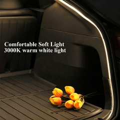 Front & Rear Trunk Ambient Lighting – Soft Glow Upgrade for Tesla Model Y Juniper 2025+