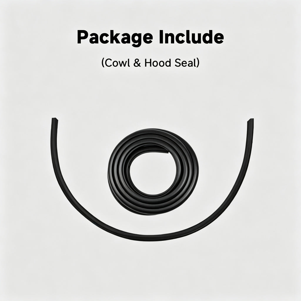 Front Trunk Cowl Water Seal & Hood Weatherstrip for Tesla Model 3 Highland / Model Y 2021+