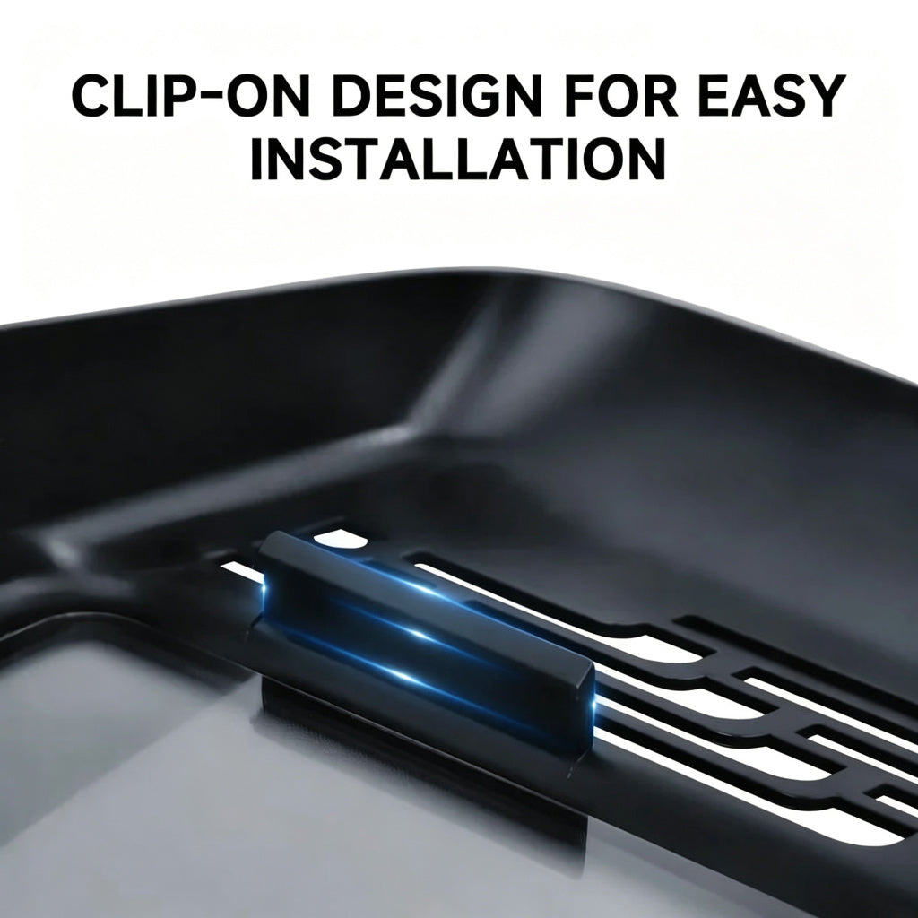 All-in-One Central Screen Tempered Glass & Frame Cover for Tesla Model Y Juniper 2025+