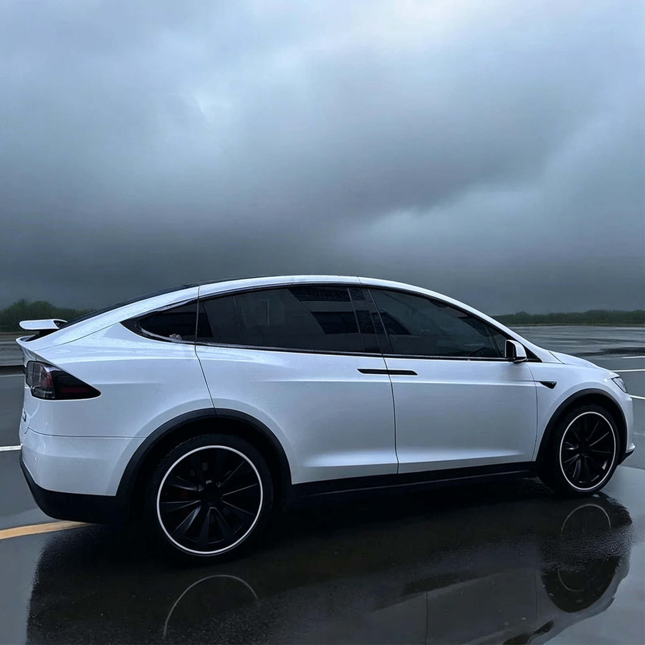 Aluminum Alloy Wheel Rim Protectors (Tesla Body Color Match) – for All Tesla Models