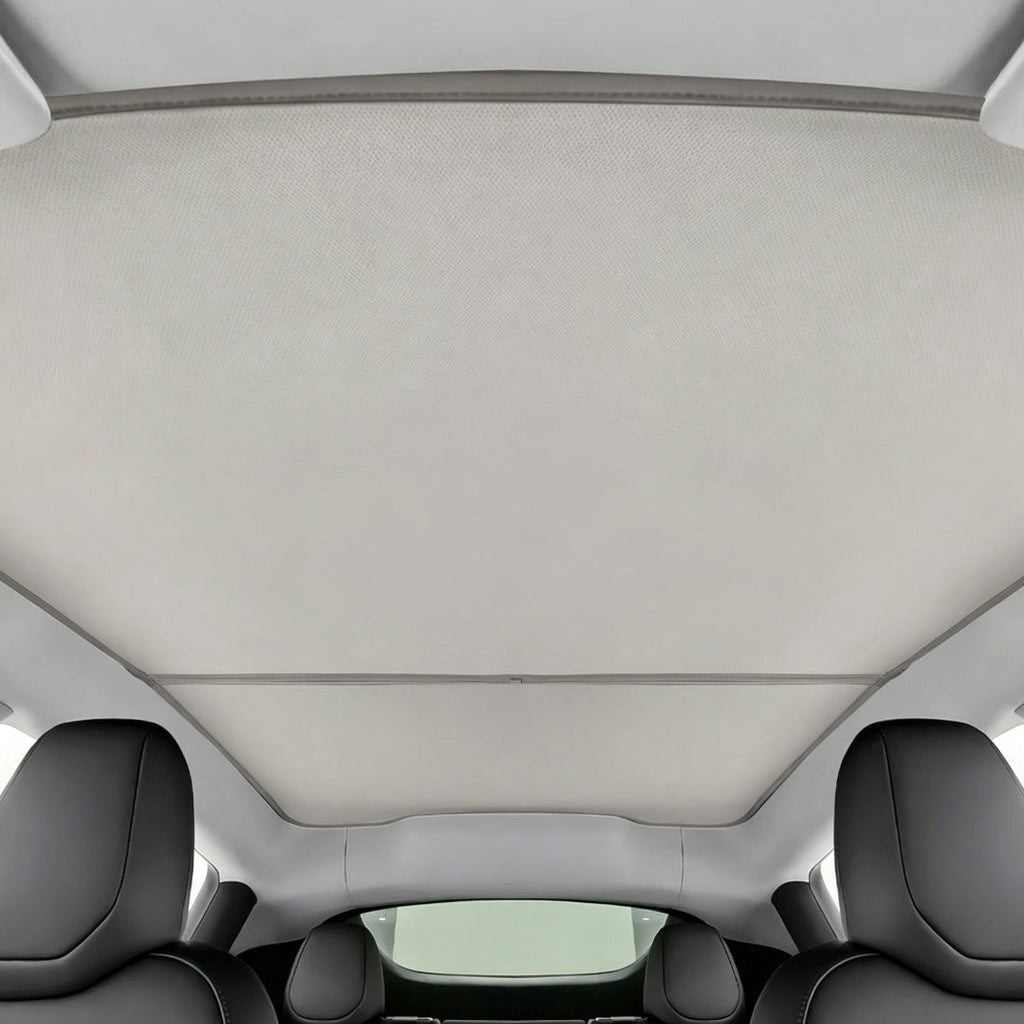 Split Nano Ice Crystal Glass Roof Sunshade for Tesla Model Y Juniper 2025+