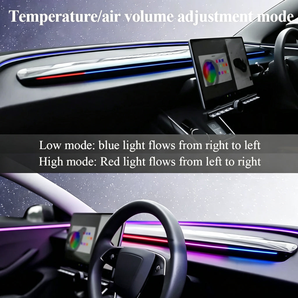Blind Spot Detection (BSD) Smart Ambient Light for Tesla Model Y/3 (2017–2025+)