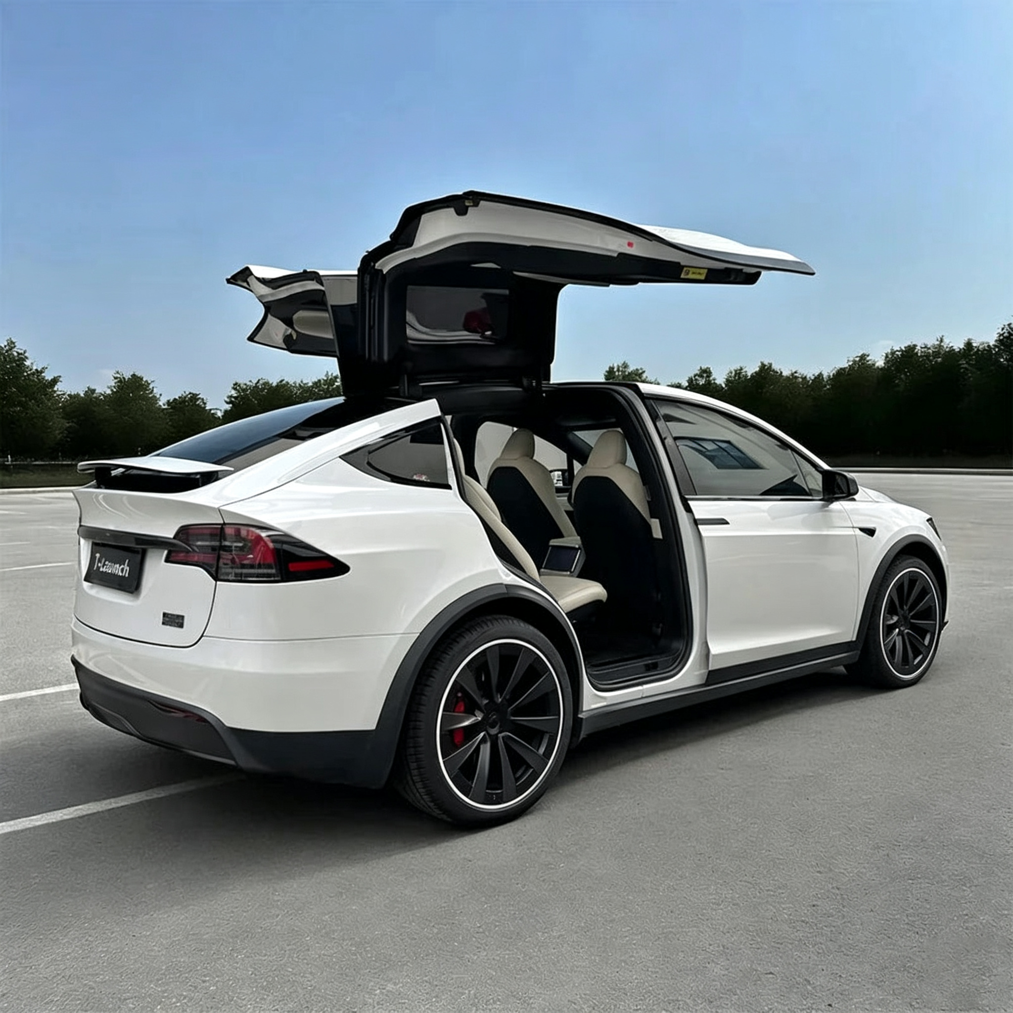 Aluminum Alloy Wheel Rim Protectors (Tesla Body Color Match) – for All Tesla Models