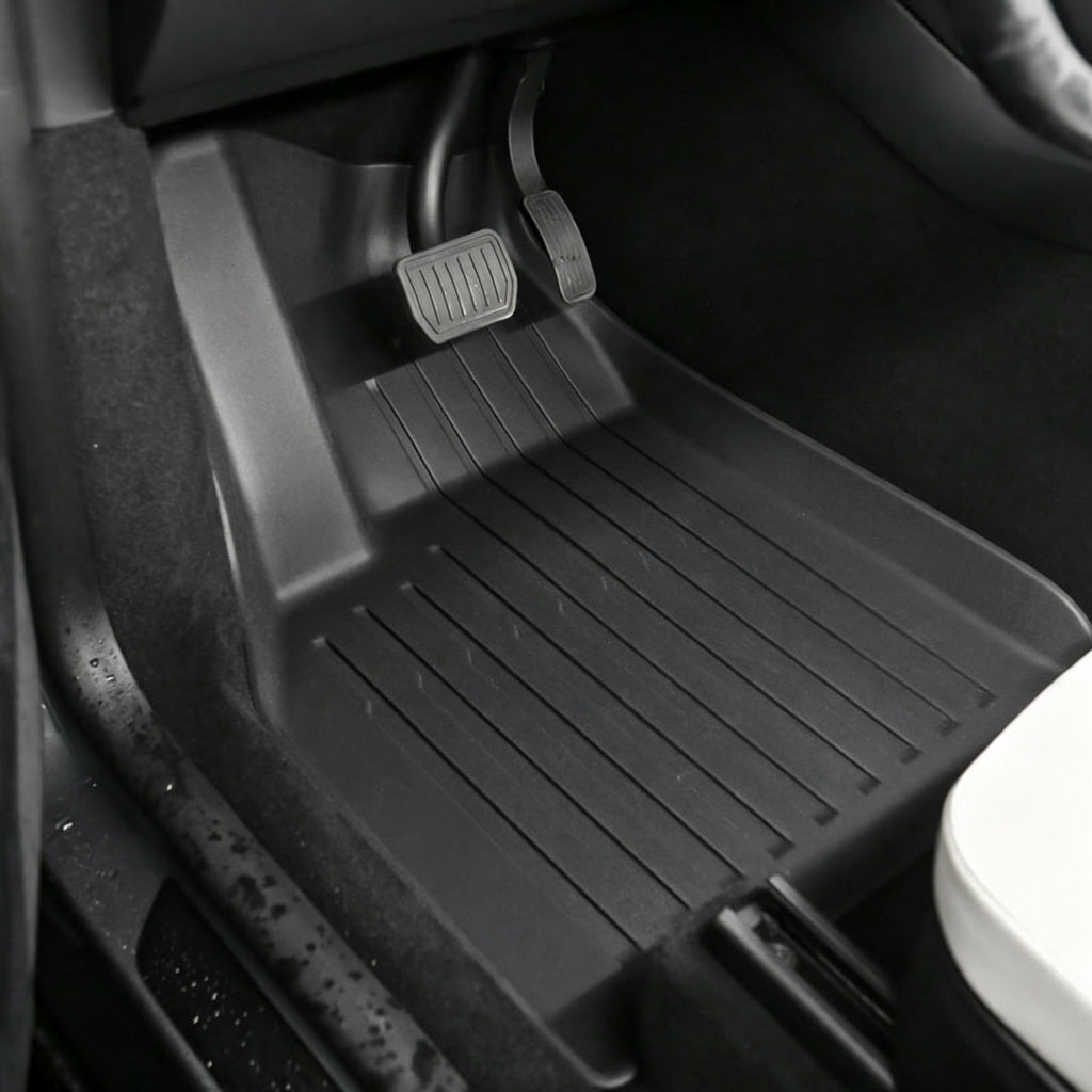Tesla Model Y Juniper 2025+用 全天候型TPEフロアマット＆カーゴライナーセット