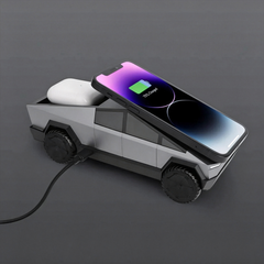 Cybertruck Wireless Charger 3-in-1 Charging Stand for All Cars