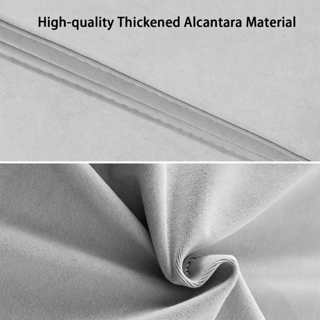 Alcantara Split Nano Ice Crystal Glass Roof Sunshade for Tesla Model Y Juniper 2025+