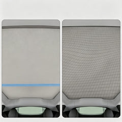 Split Nano Ice Crystal Glass Roof Sunshade for Tesla Model Y Juniper 2025+