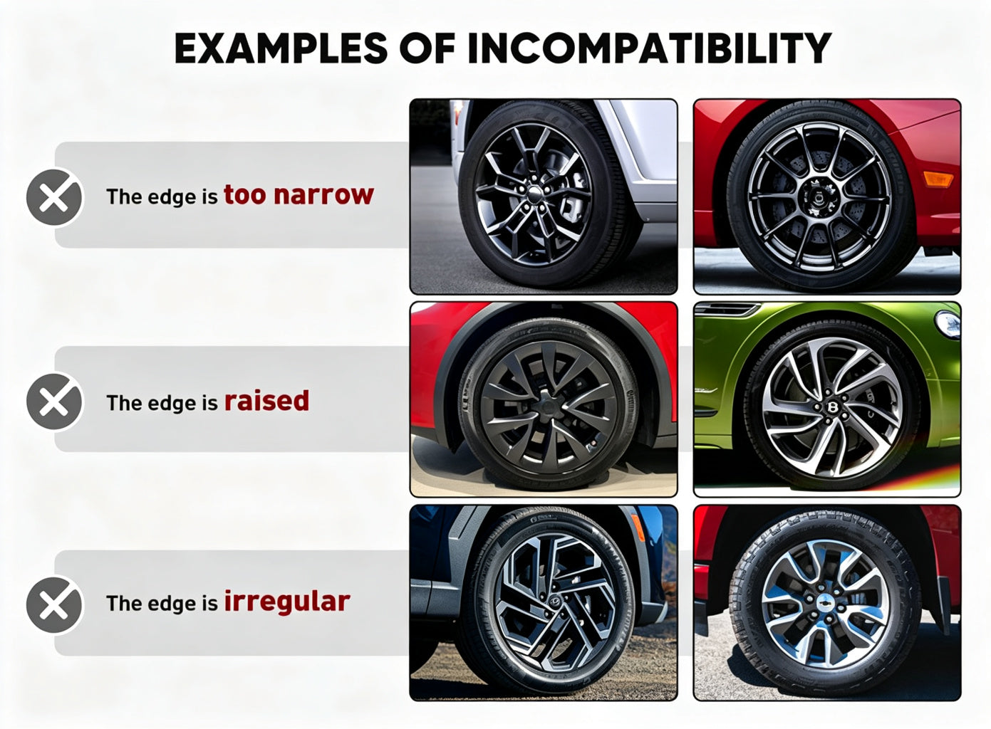 Aluminum Alloy Wheel Rim Protector- Fits All Cars (4pcs）