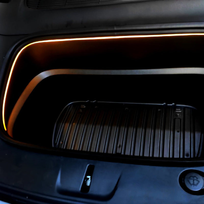 Front & Rear Trunk Ambient Lighting – Soft Glow Upgrade for Tesla Model Y Juniper 2025+