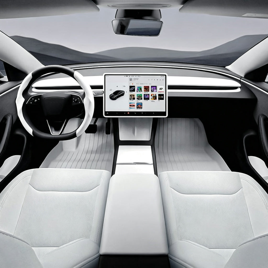 White Interior Upgrade Kit for Tesla Model 3 Highland 2024+