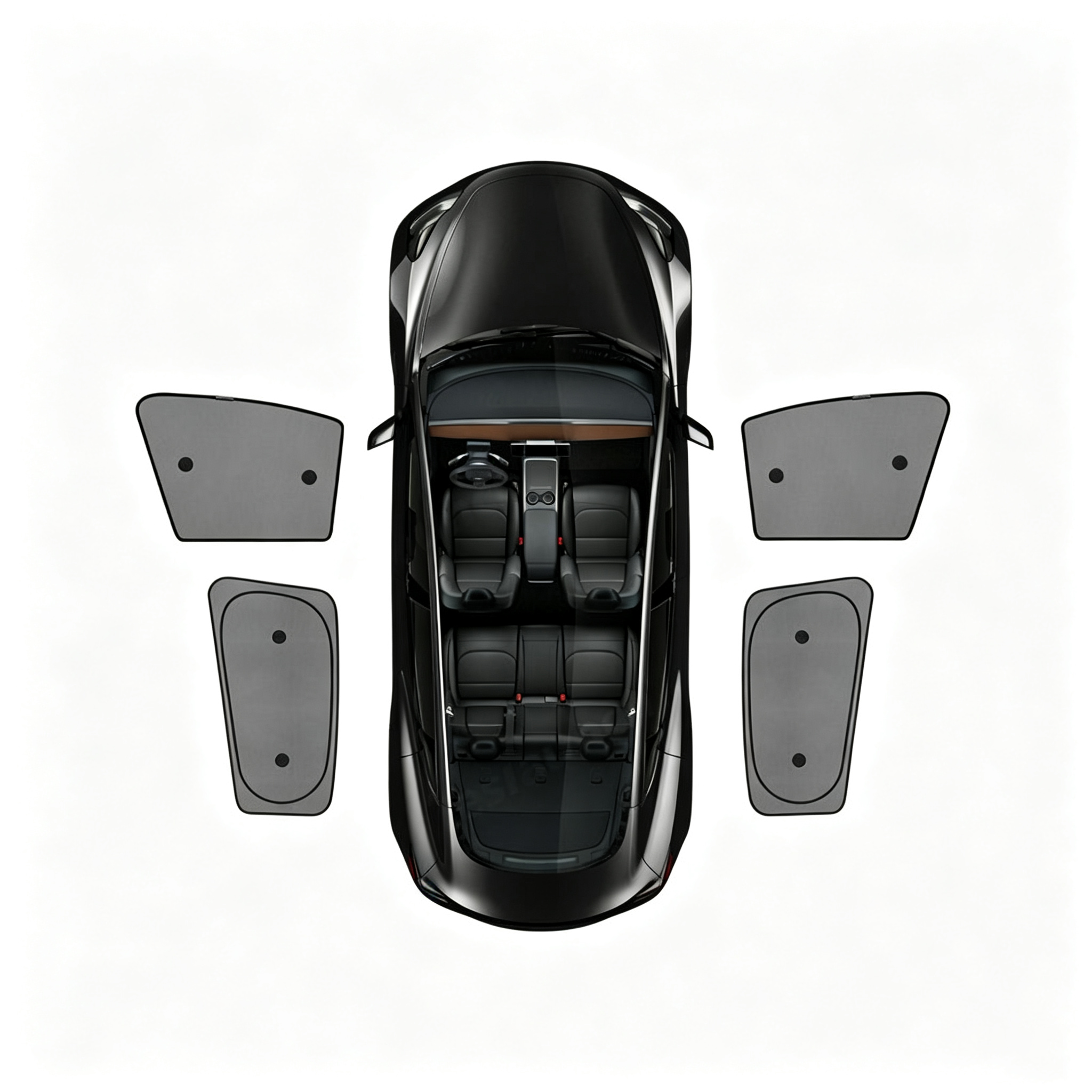 Model 3 Whole Car Sun Visor - Mesh Side Window Sunshade  (2017+)