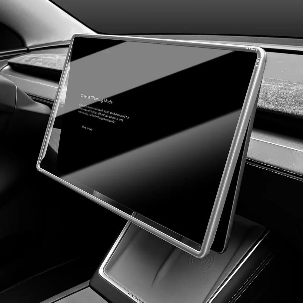 All-in-One Central Screen Tempered Glass & Frame Cover for Tesla Model 3/Y