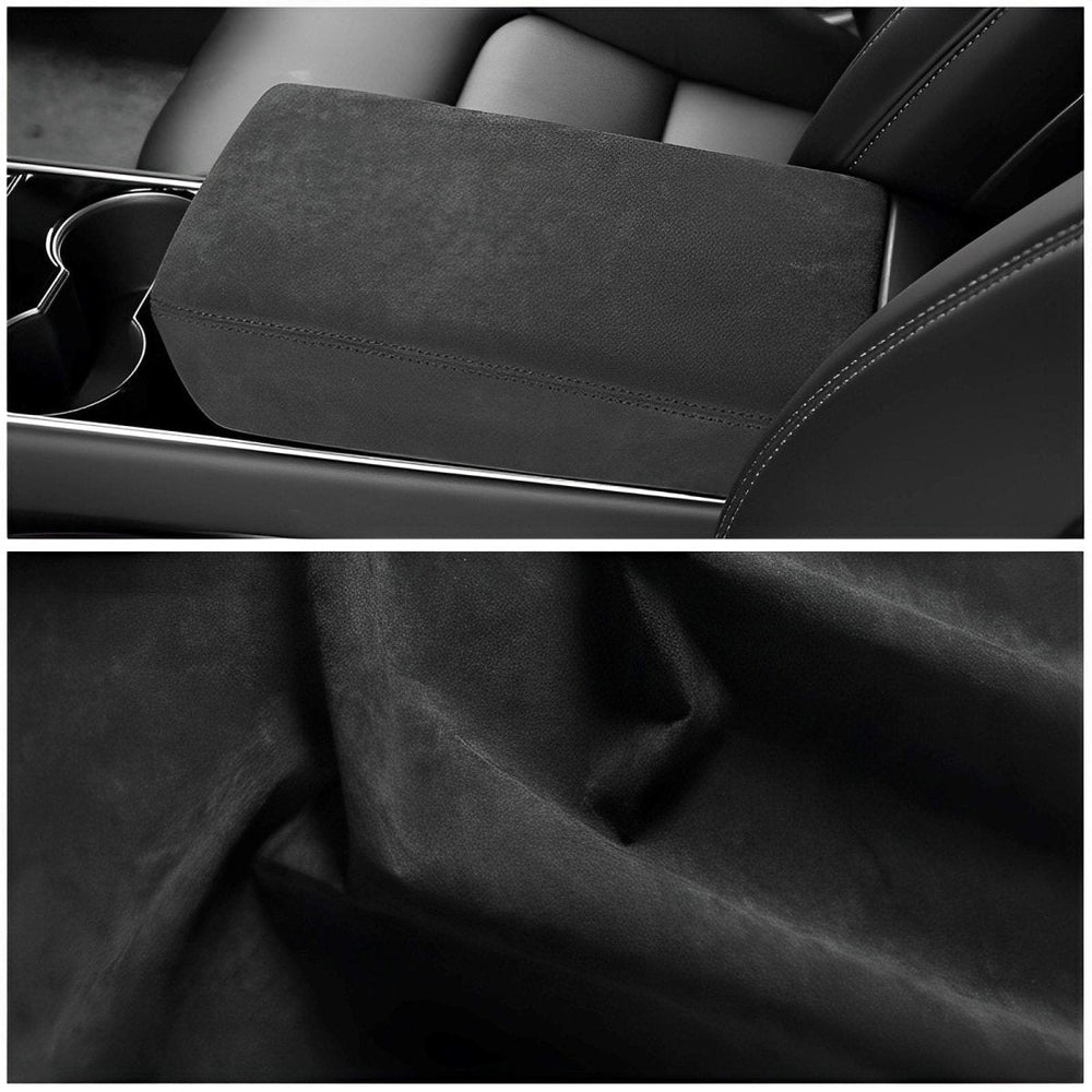 Alcantara Armrest Cover For Tesla Model 3/Y (2017+) - T-Launch