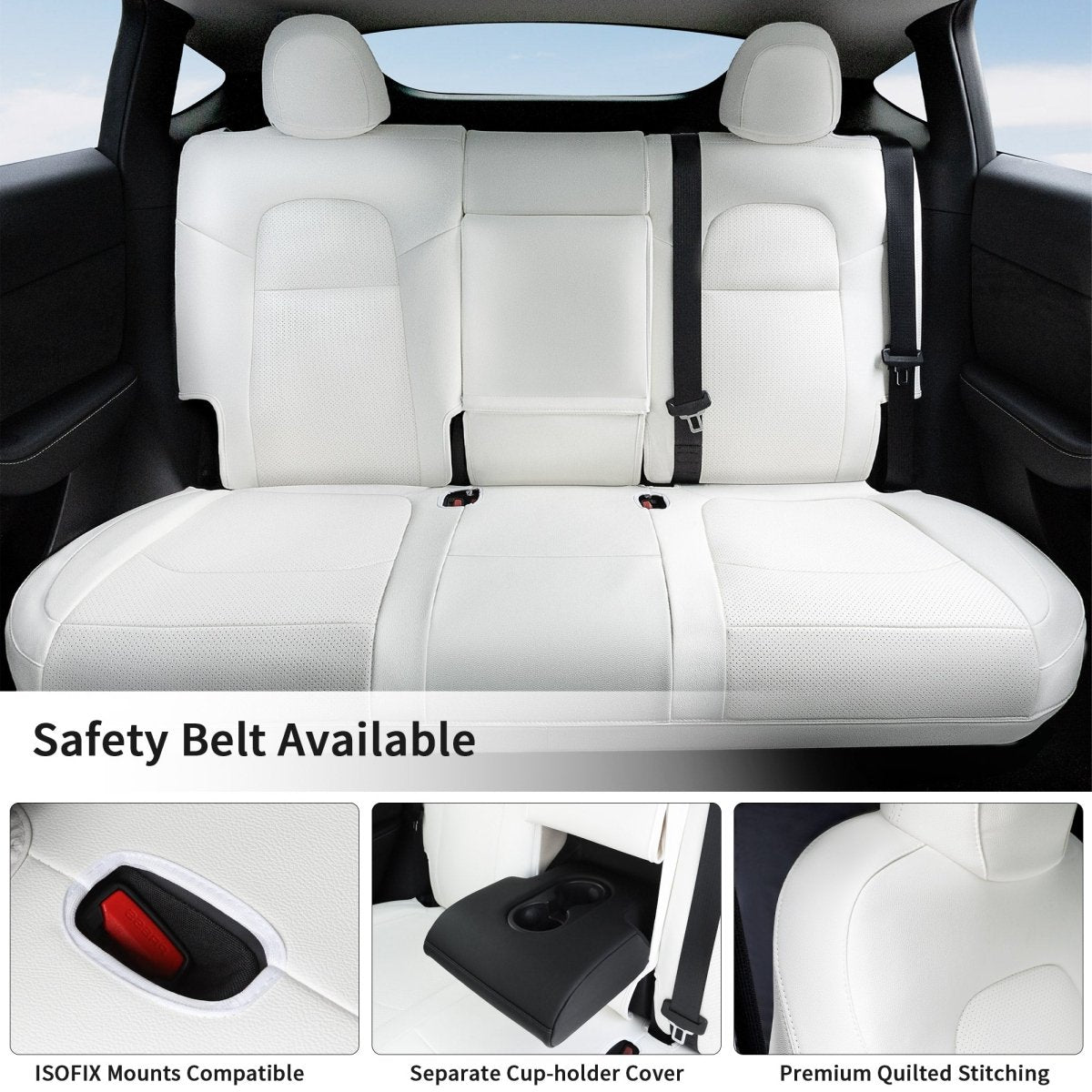 All-Inclusive 2020-2024 5 Seat Tesla Model Y Seat Cover - T-Launch