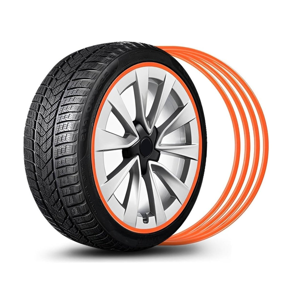 Aluminum Alloy Wheel Rim Protector- Fits All Cars (4pcs） - T-Launch