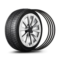 Aluminum Alloy Wheel Rim Protectors for All Tesla Models 3/Y/S/X (4 PCS)