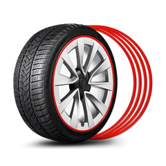 Aluminum Alloy Wheel Rim Protectors for All Tesla Models 3/Y/S/X (4 PCS)