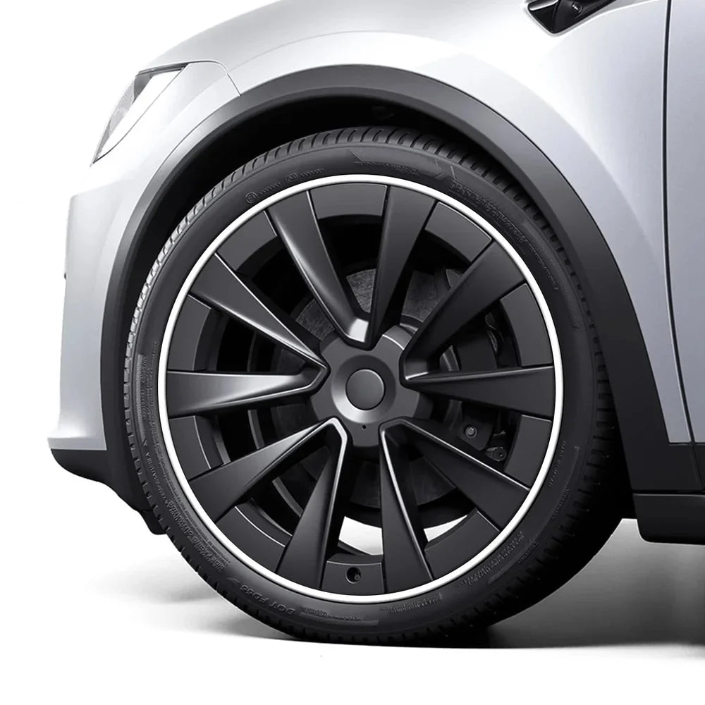 Aluminum Alloy Wheel Rim Protectors (Tesla Body Color Match) – for All Tesla Models - T-Launch