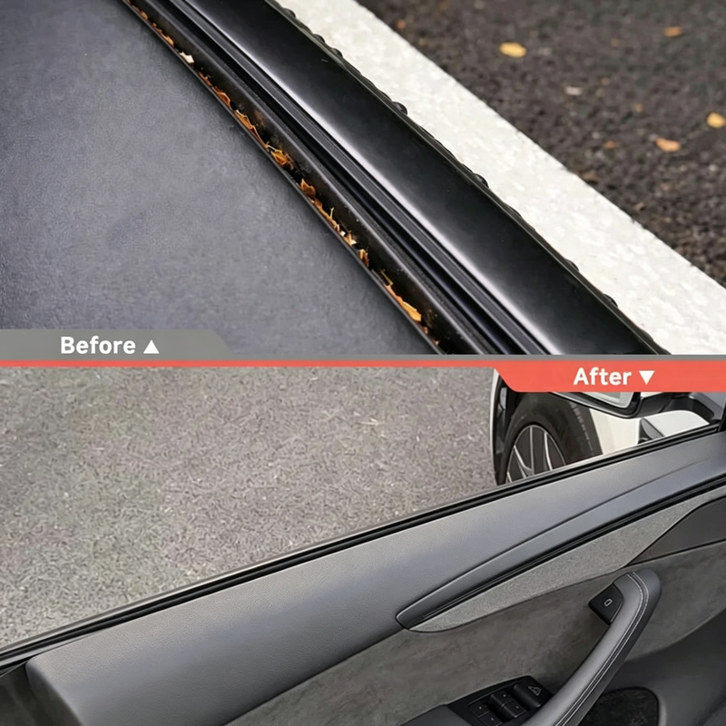 Car Window Wind Noise Reduction Seals for Tesla Model 3/Y/S/X