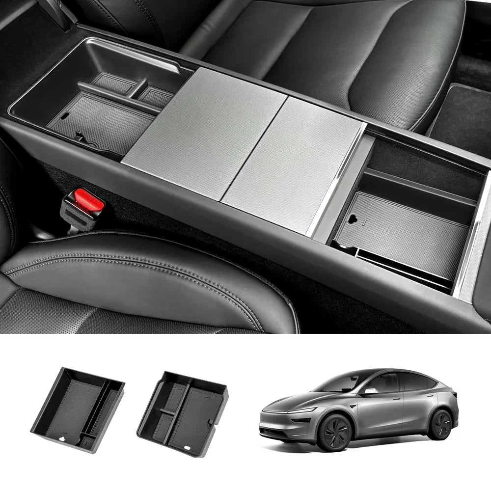 Center Console Organizer and Armrest Box for Tesla Model Y Juniper 2025+ - T-Launch