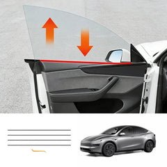 Car Window Wind Noise Reduction Seals for Tesla Model 3/Y/S/X