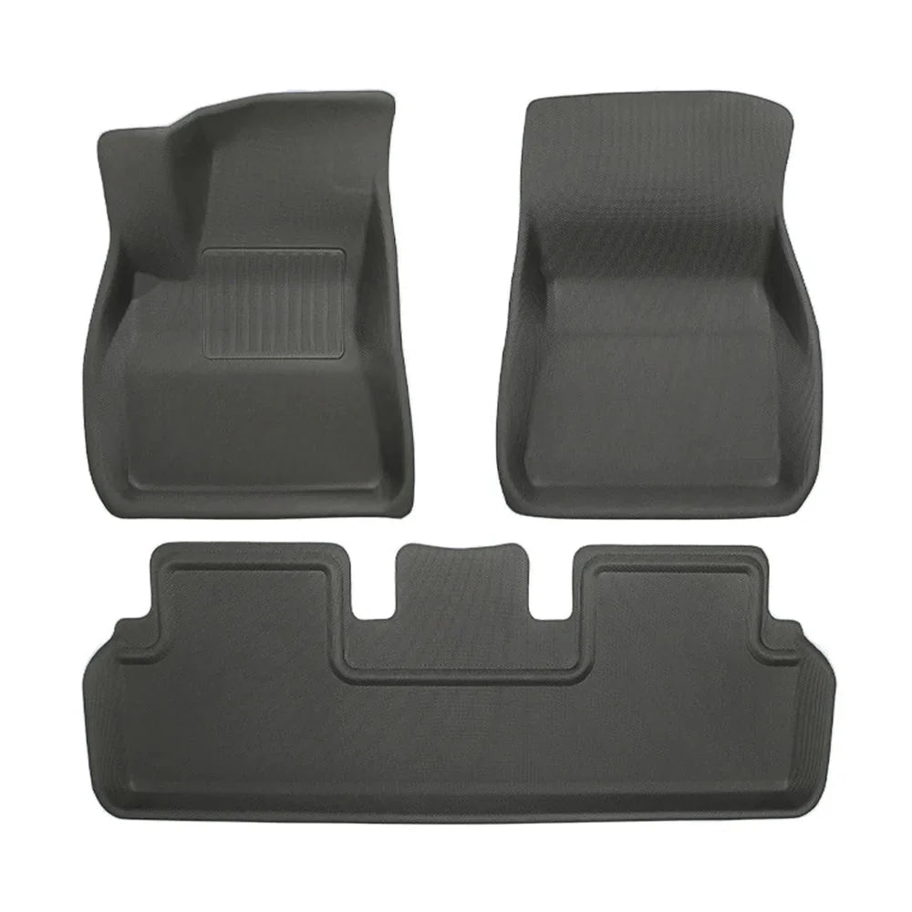 Model 3 All-Weather Floor Mats - 3D Lamination Cutting (2017-2023) - T-Launch