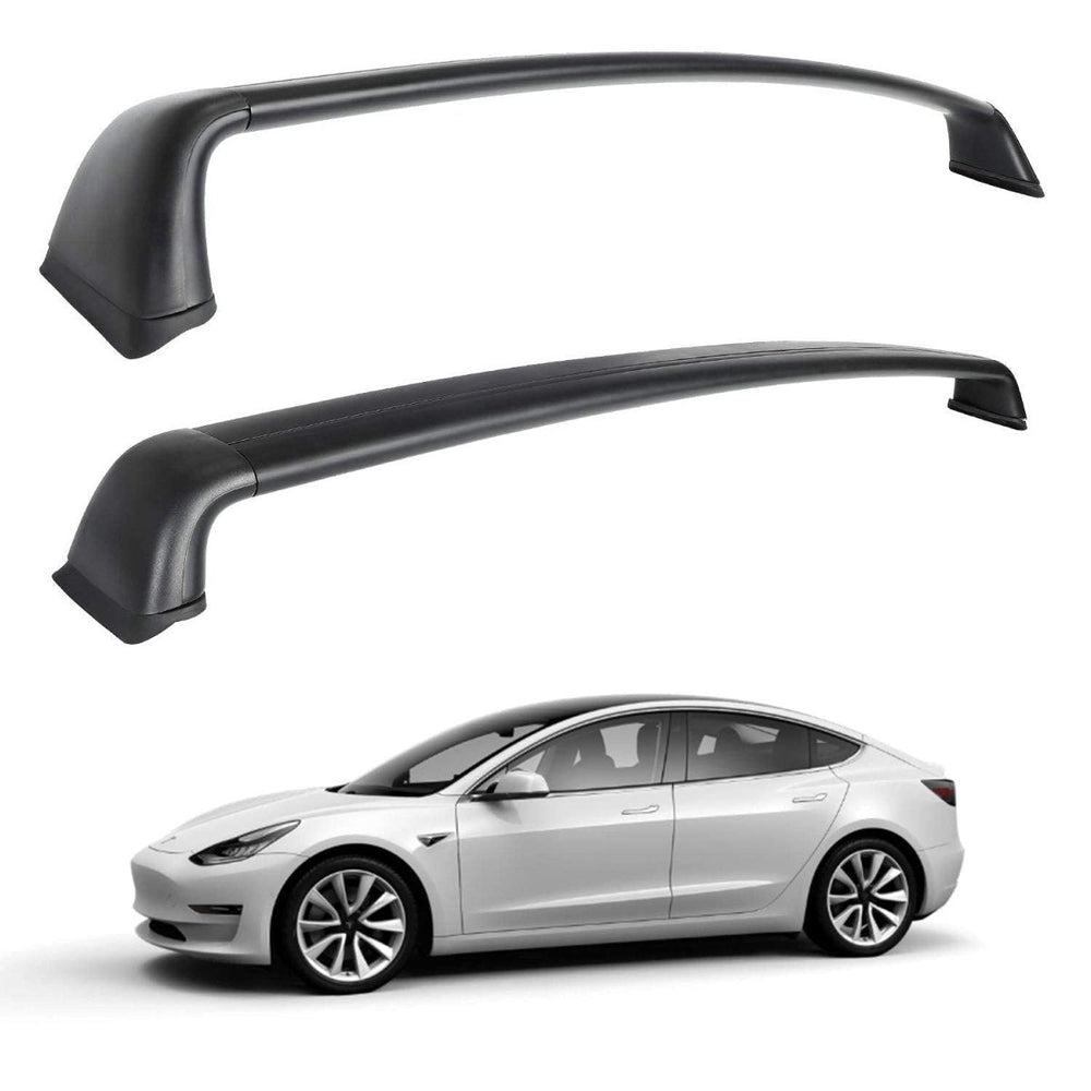 Model 3 & Model Y Aluminum Roof Rack Cargo Cross Bars (Set of 2) for Tesla (2017+) - T-Launch