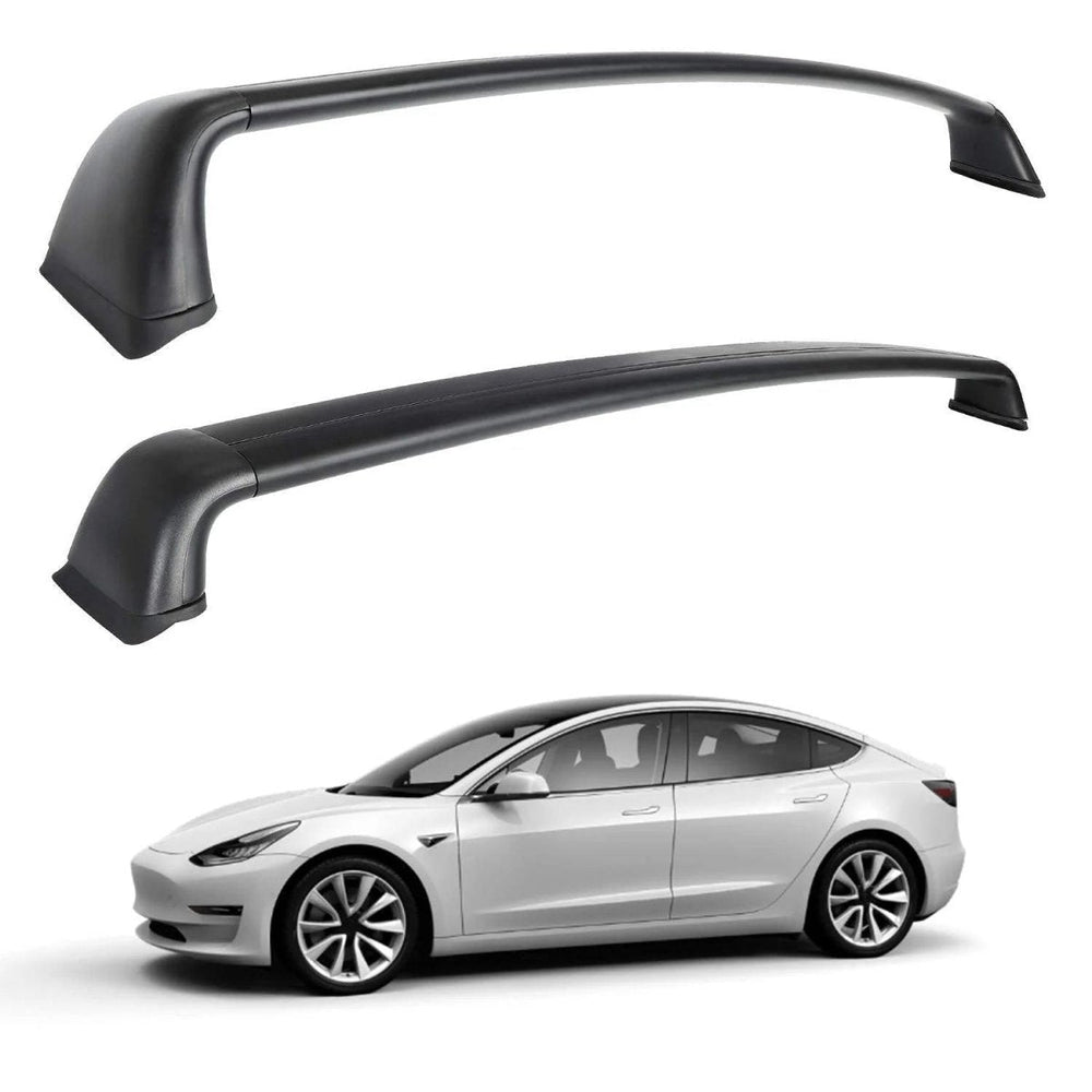 Model 3 & Model Y Aluminum Roof Rack Cargo Cross Bars (Set of 2) for Tesla (2017+) - T-Launch
